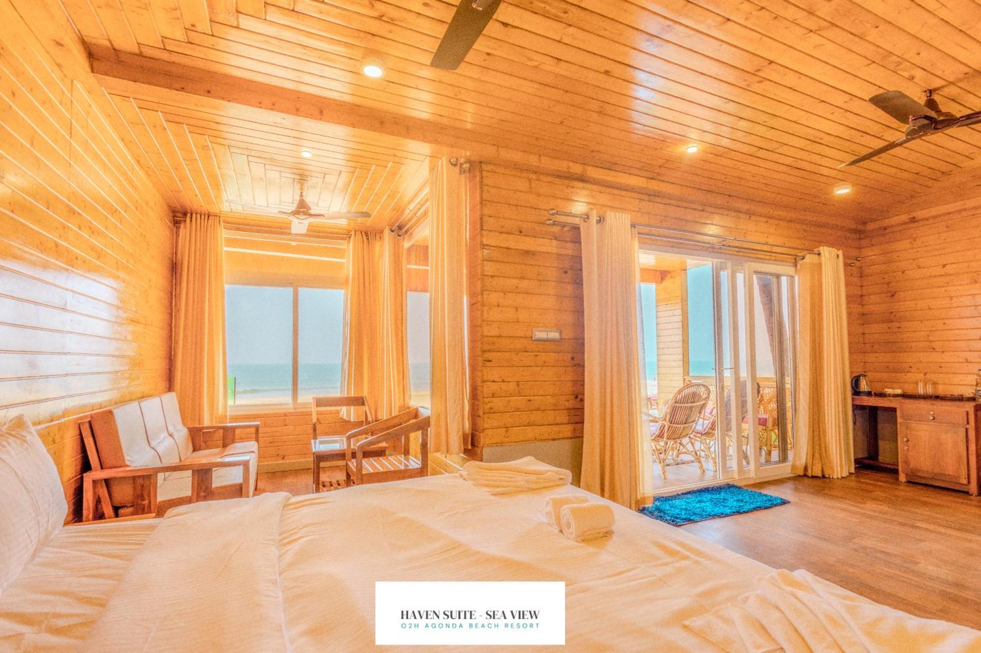 The O2H Agonda Beach Resort Bagian luar foto